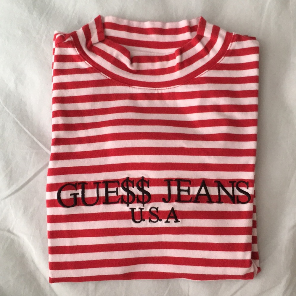 Guess X ASAP Rocky Collab Originals 3/4 Sleeve Top